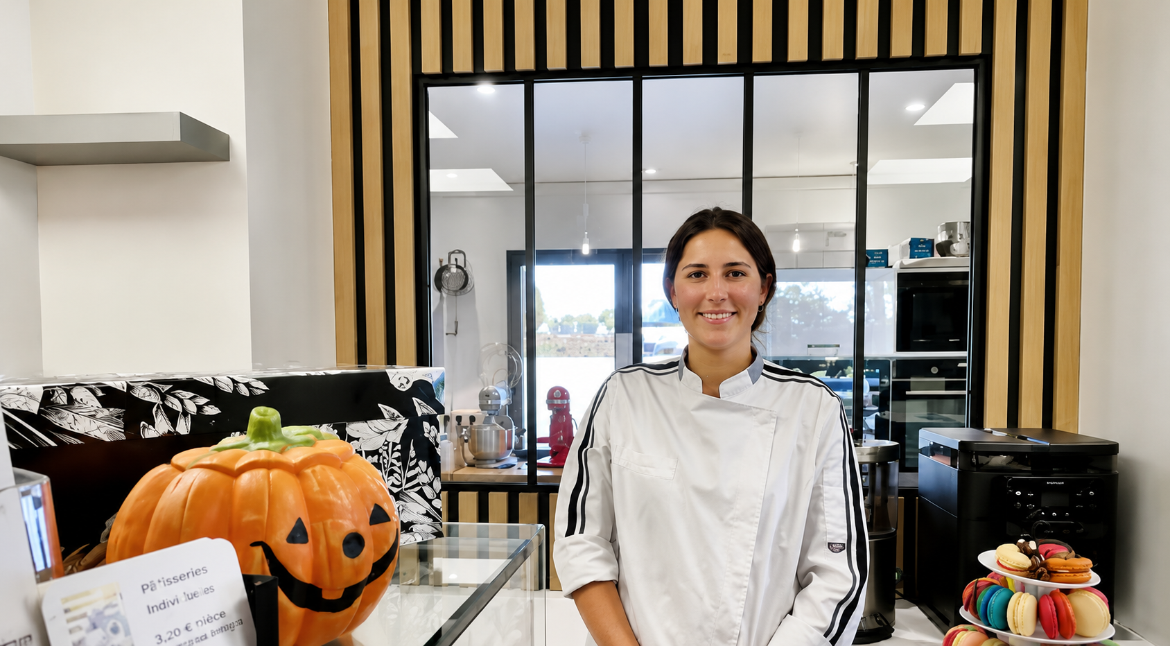 Noémie, dans son atelier de Montauban-de-Bretagne